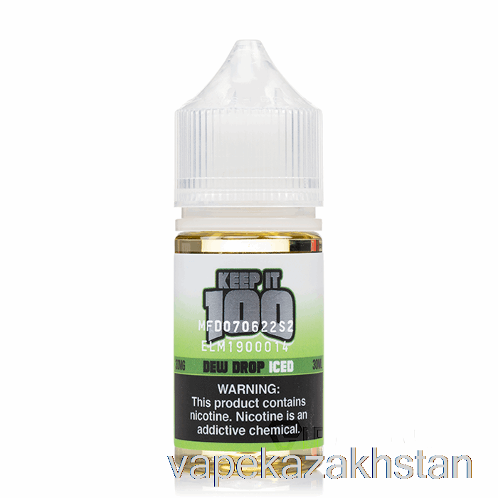 Vape Kazakhstan Dew Drop Iced - Keep It 100 SALTS - 30mL 30mg